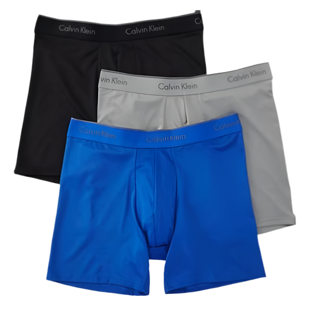 Paquete de 3 Calzoncillos tipo Boxer Calvin Klein de Microfibra - Cooling Technology en Talla S