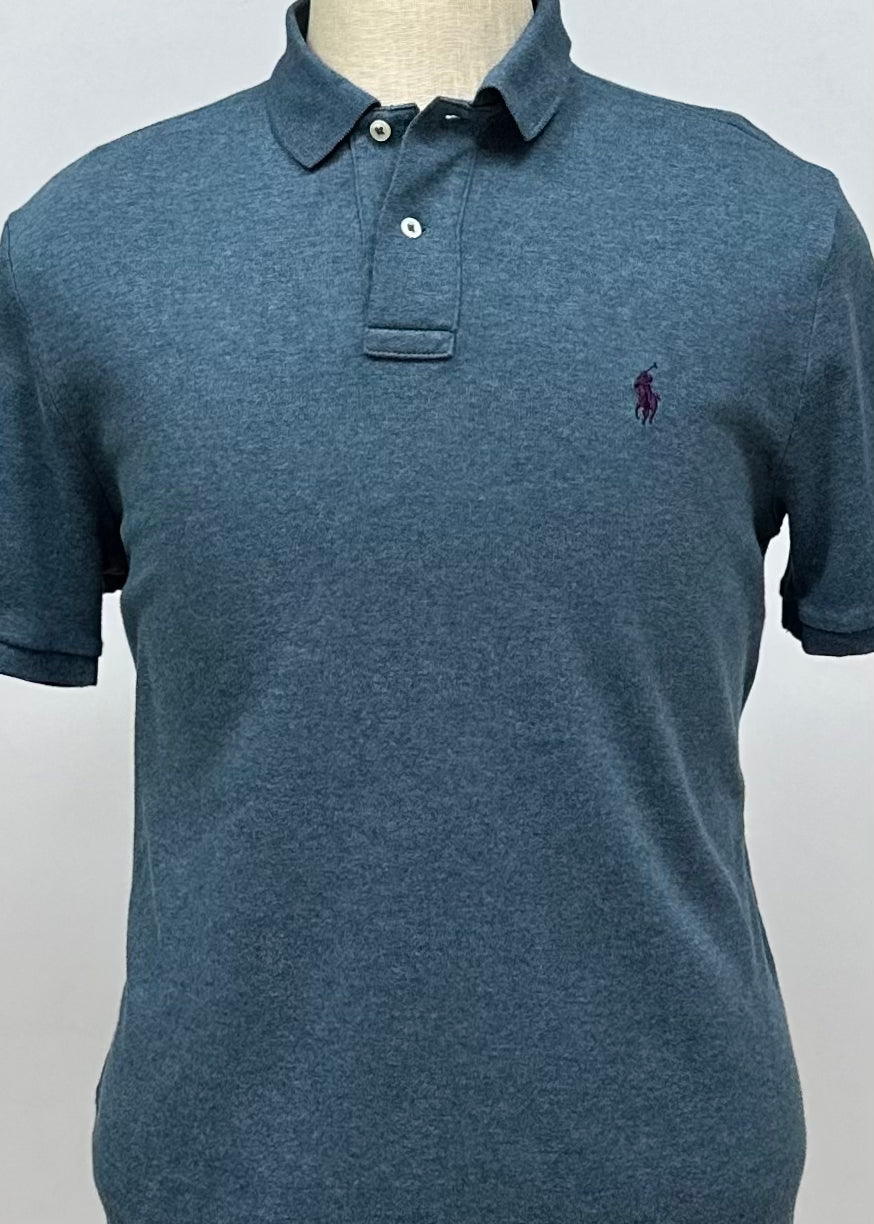 Camiseta Polo Ralph Lauren 🏇🏼 color azul grisáceo Talla M Entalle Regular