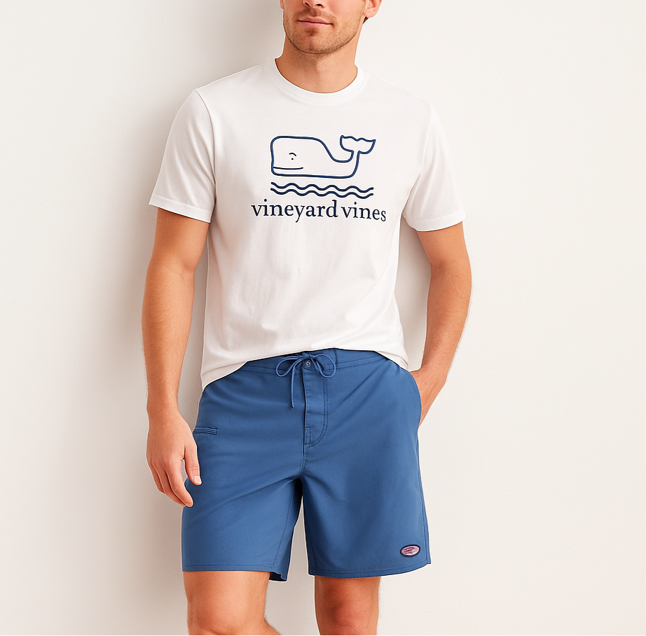 Short de baño en color azul Vineyard Vines 🐳 talla S, M y L