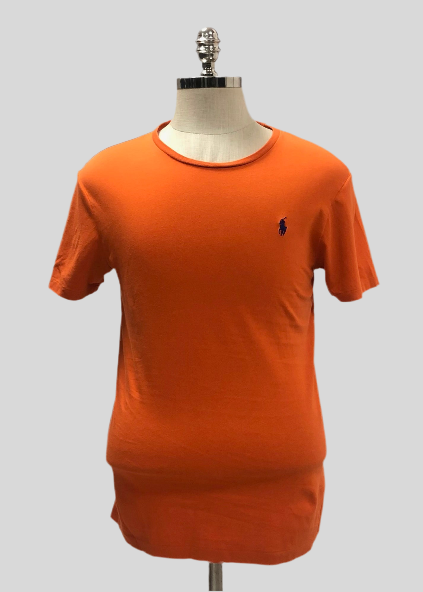 Camiseta cuello redondo Polo Ralph Lauren 🏇🏼 color naranja intenso Talla M Entalle Regular (ver descripción)