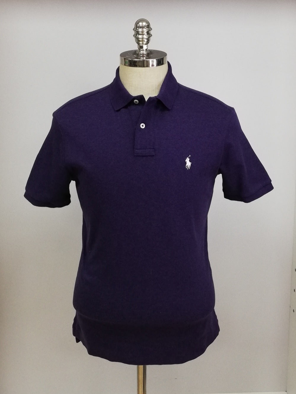 Camiseta Polo Ralph Lauren 🏇🏼color morado Talla S Entalle Regular