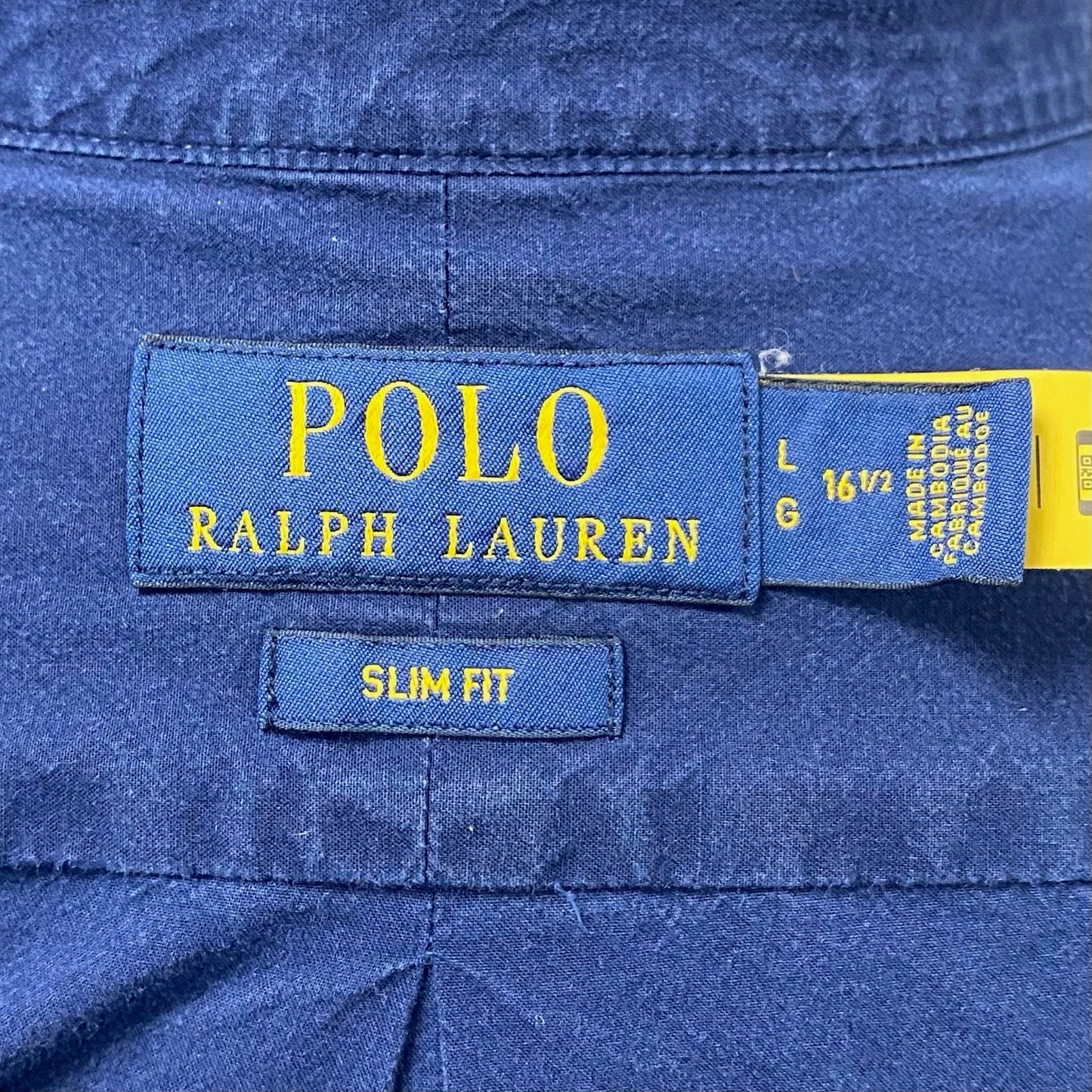 Camisa Polo Ralph Lauren 🏇🏼 con color Azul navy Talla L Entalle Slim Fit