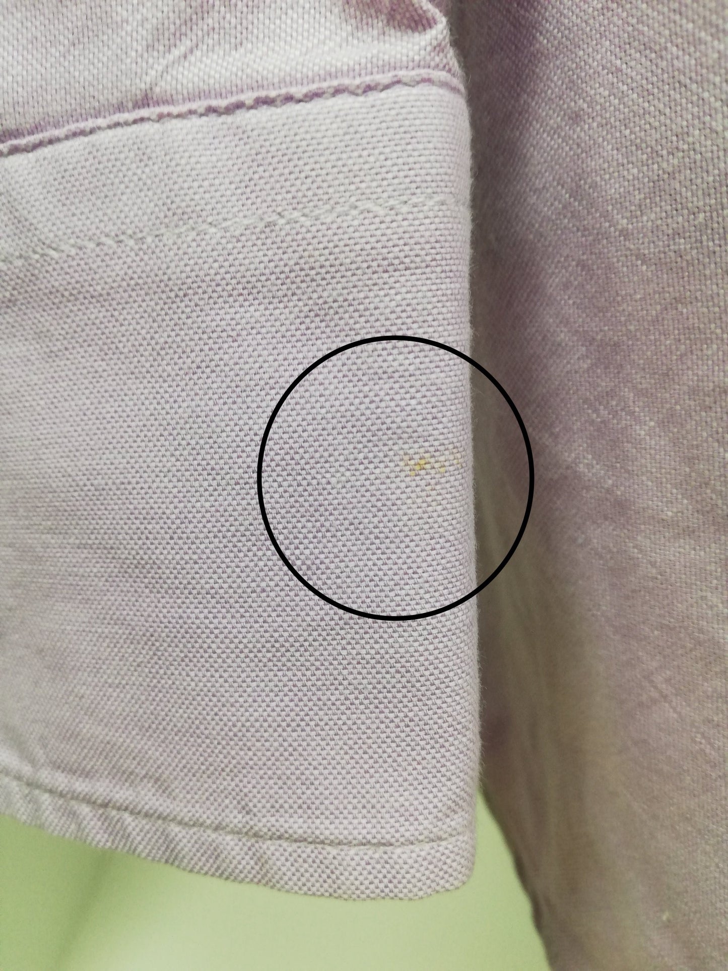 Camisa de botones Carolina Herrera color lila Talla M Entalle Regular (ver descripción)