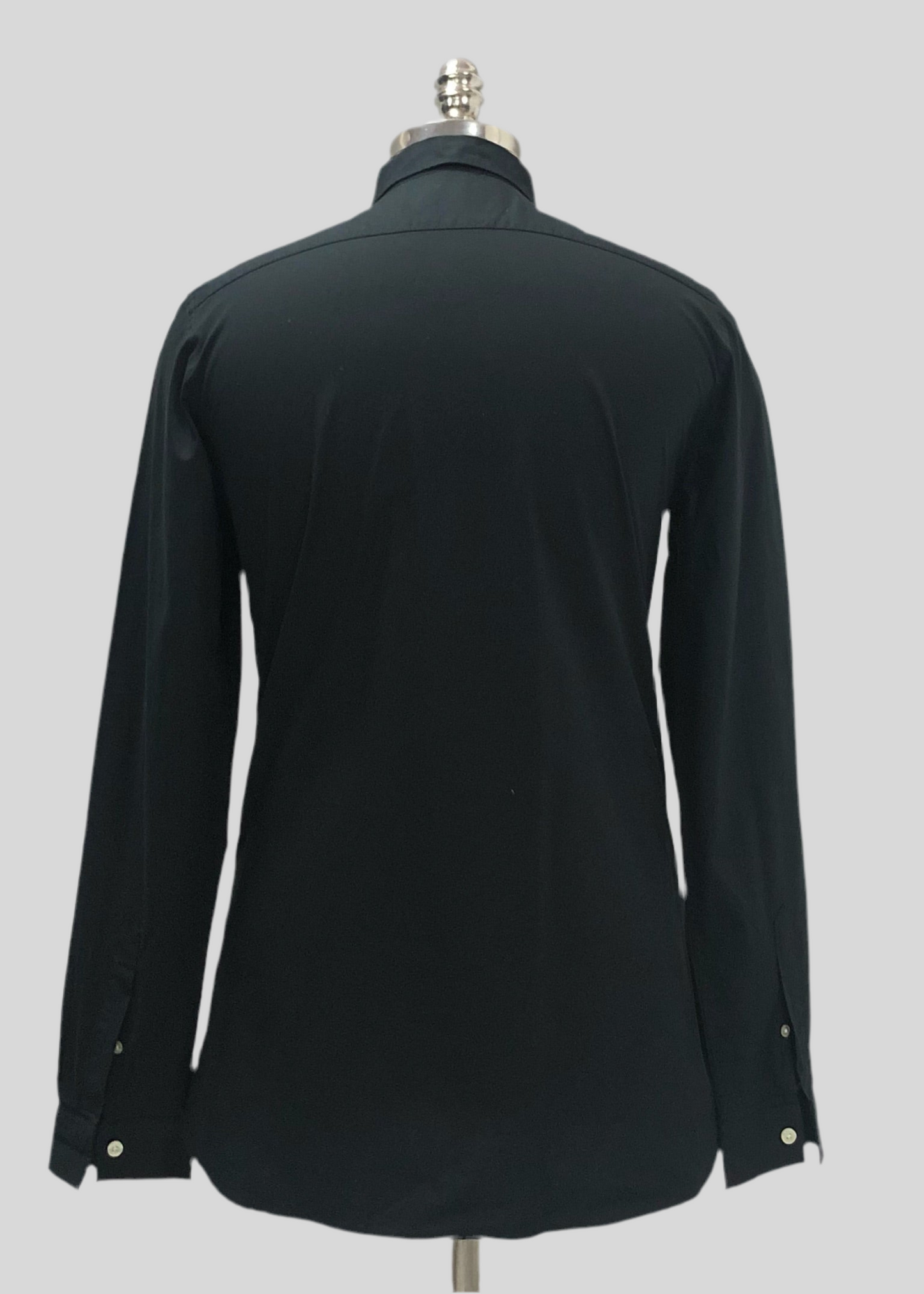 Camisa de botones Lacoste 🐊 color negro Talla S Entalle Slim Fit