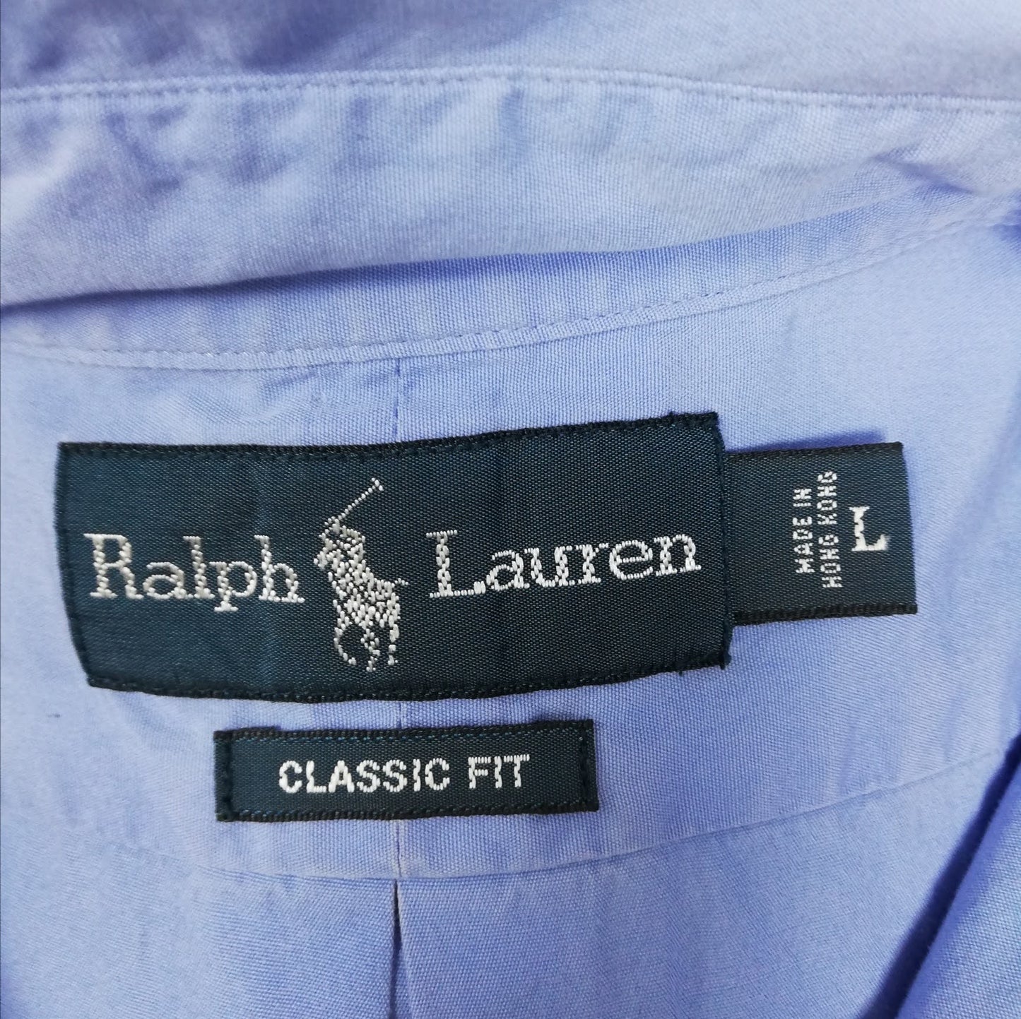 Camisa de botones Polo Ralph Lauren 🏇🏼 en color Celeste Talla L Entalle Clásico (ver descripción)