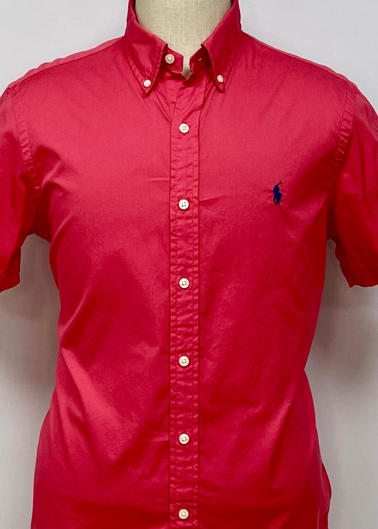 Camisa de botones Polo Ralph Lauren 🏇🏼 en color rosado magenta Talla M Entalle Regular