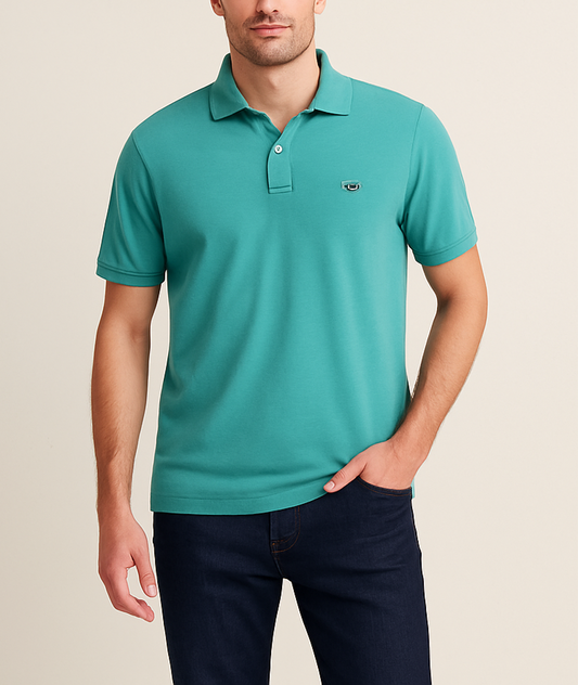 Camiseta Polo Vineyard Vines 🐳 color turquesa Talla L Entalle Clásico