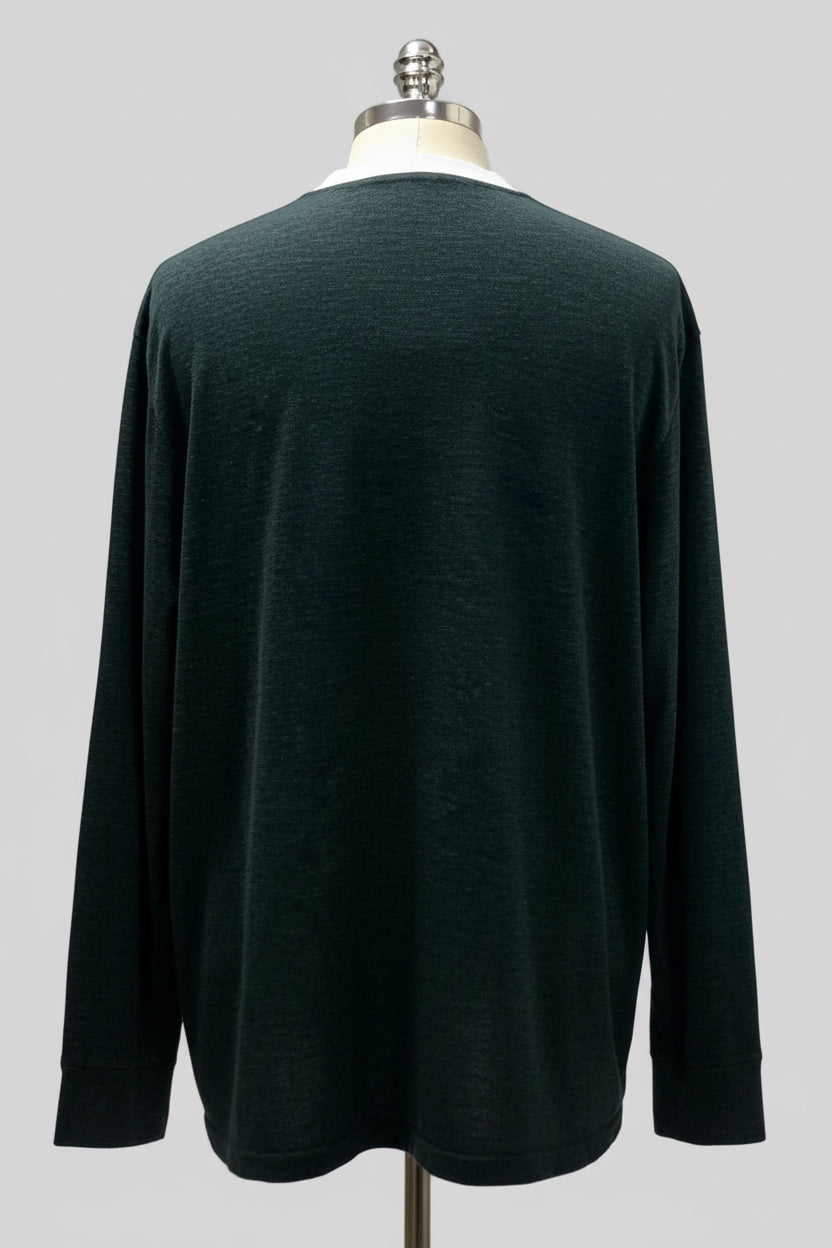 Camiseta cuello V Polo Ralph Lauren 🏇🏼 color gris oscuro Talla XL Entalle Clásico (ver descripción)