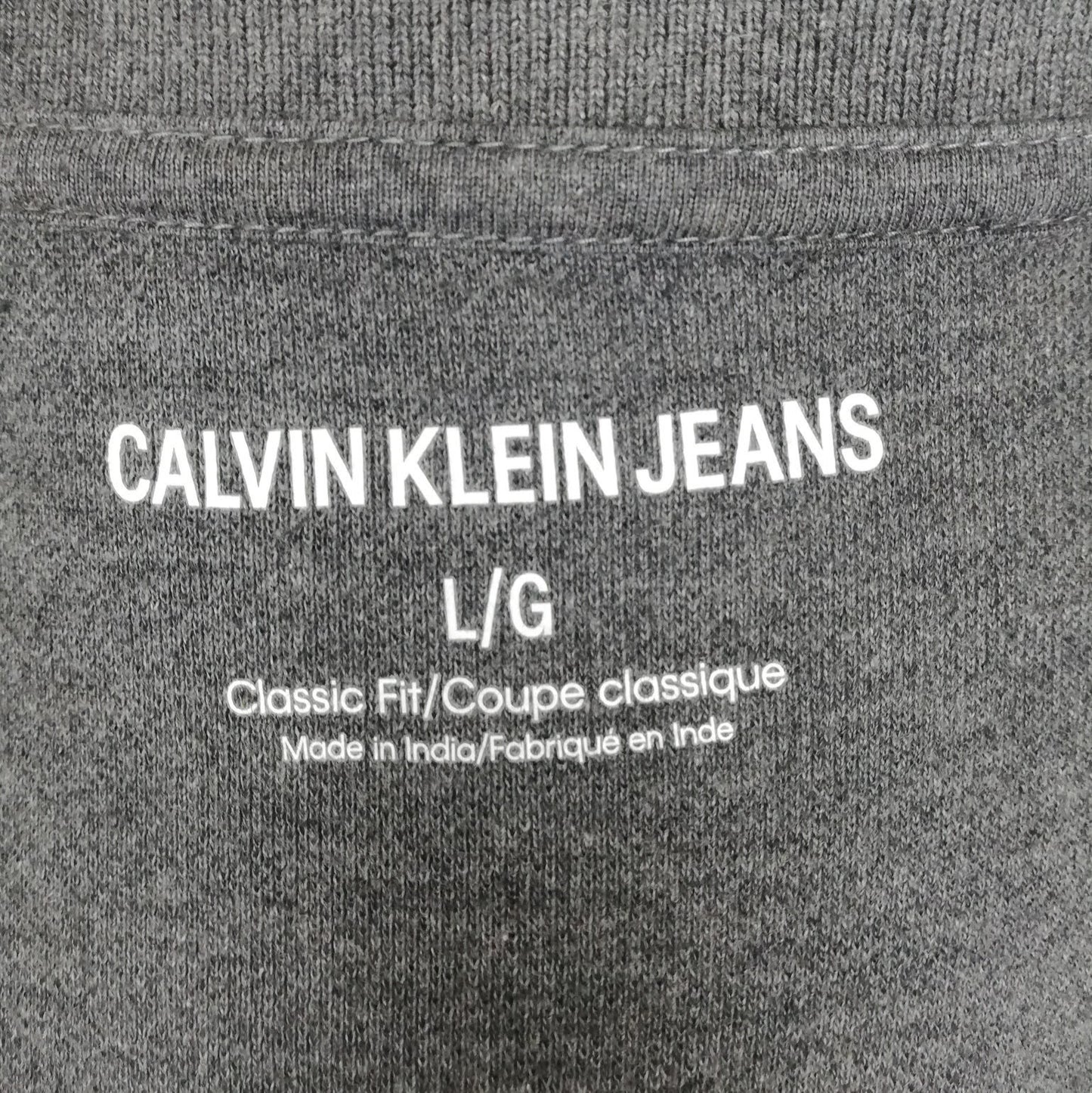 Camiseta Polo Calvin Klein CK color gris oscuro Talla L Entalle Clásico