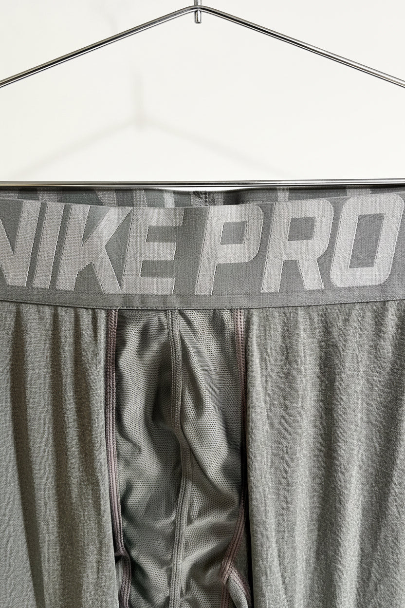 Malla de entrenamiento licra Nike ✔️ Pro Dri-FIT de hombre en Color gris plateado cintura gris Talla L