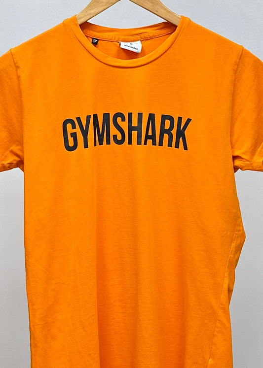 Camiseta de entrenamiento cuello redondo Gymshark 🏋🏽 color naranja intenso manga corta Talla M