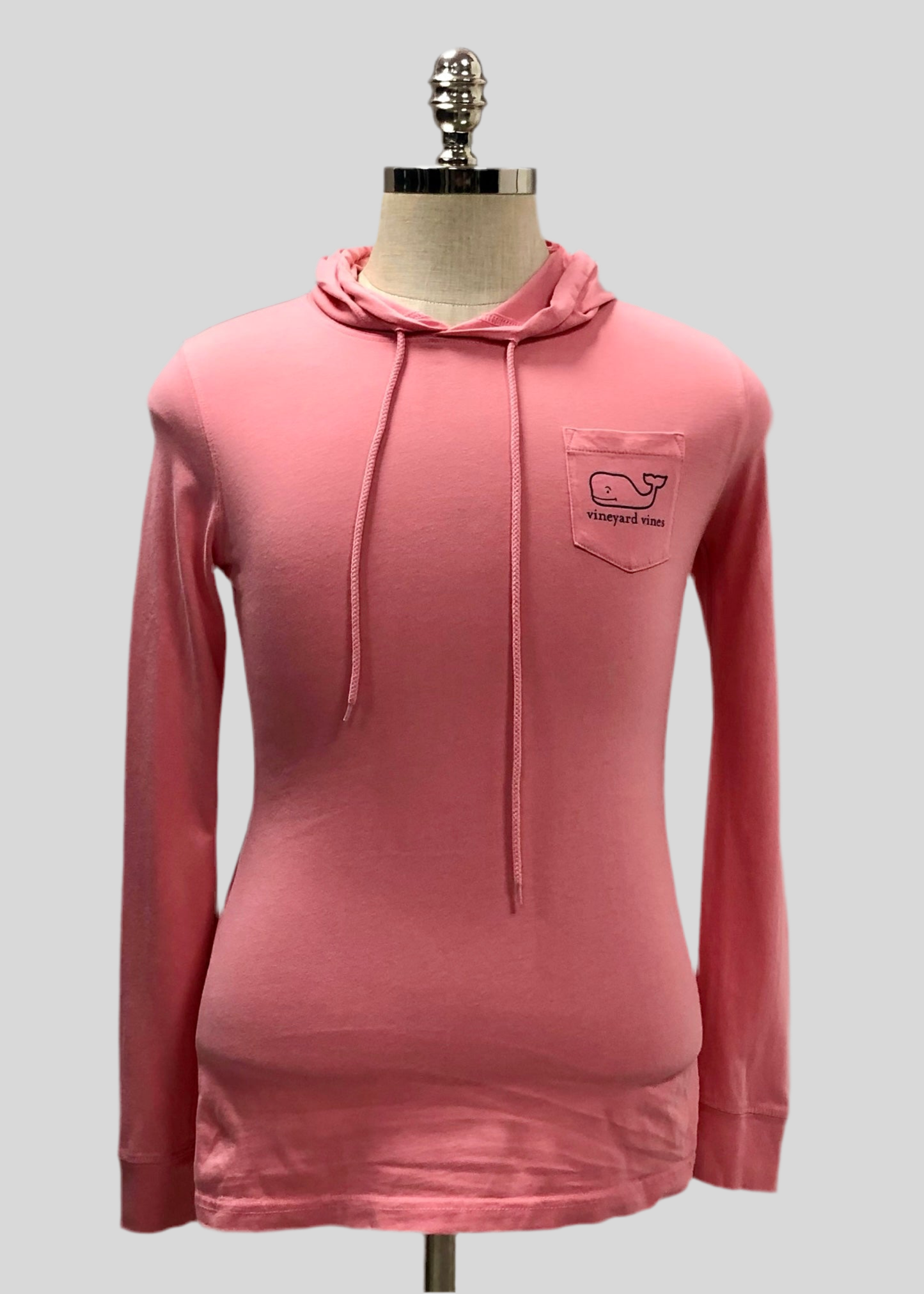 Camiseta con capucha Vineyard Vines 🐳 color rosado con Diseño de Ballena Talla XS