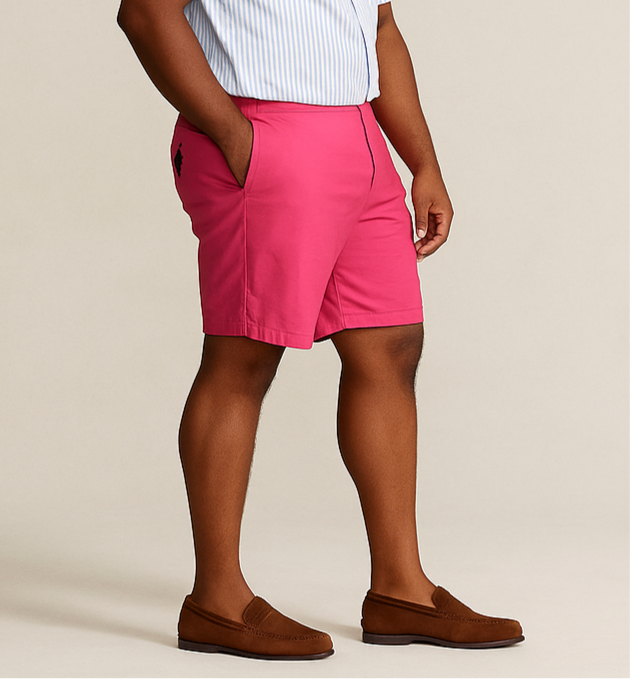 Short Casual Polo Ralph Lauren 🏇🏼 color rosado magenta talla 42
