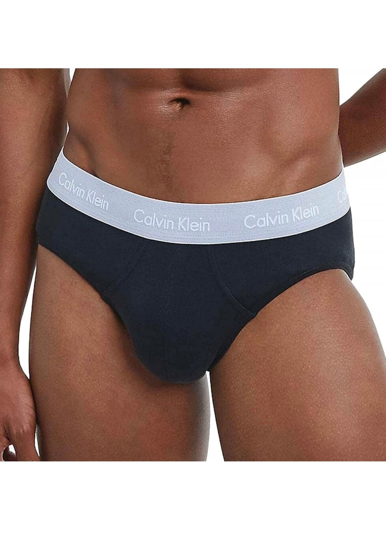 Paquete de 6 Calzoncillos a la cintura Calvin Klein - Tela algodón stretch en color negro Talla XL