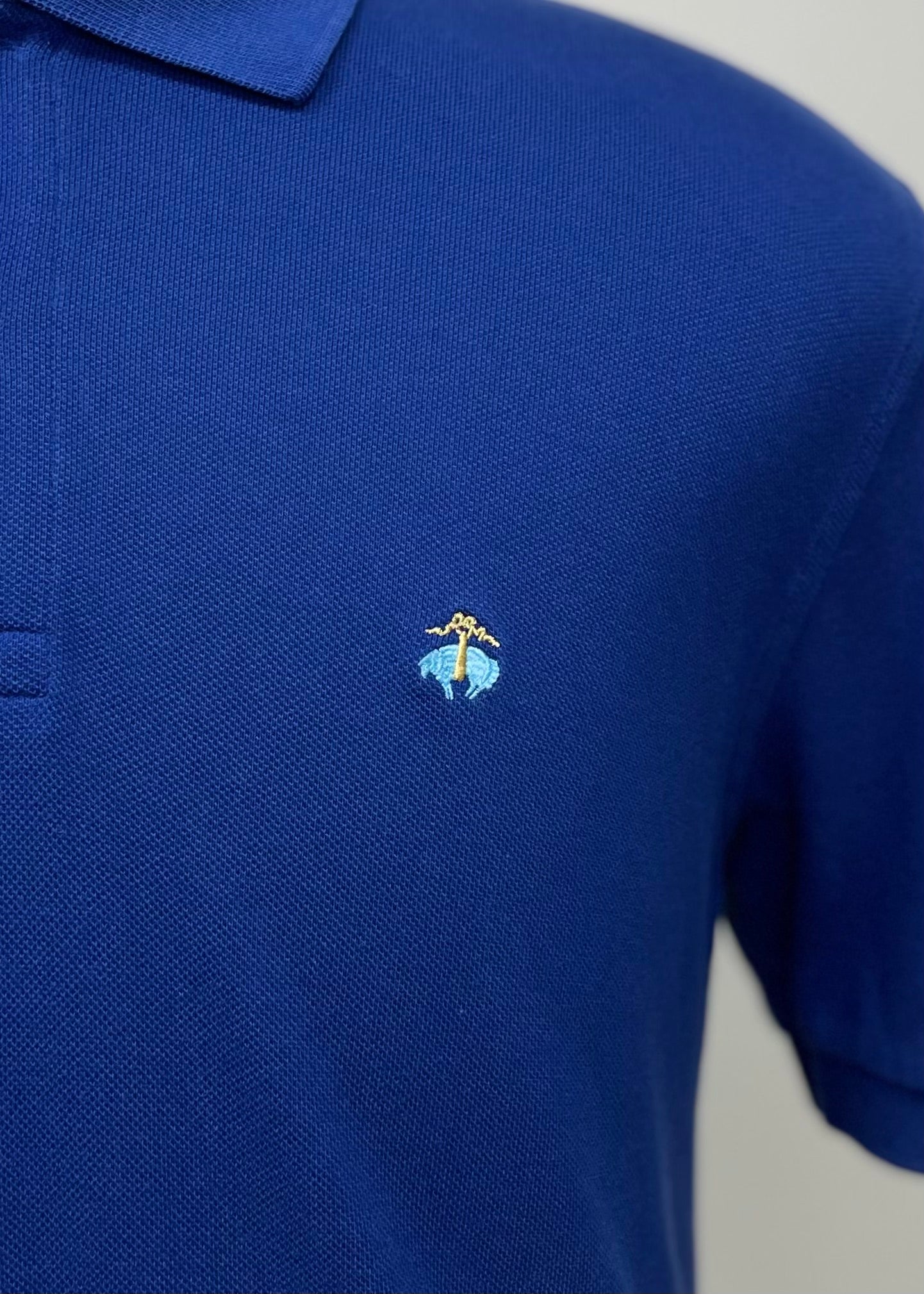 Camiseta Polo Brooks Brothers 🐑 color azul Talla L Entalle Slim Fit