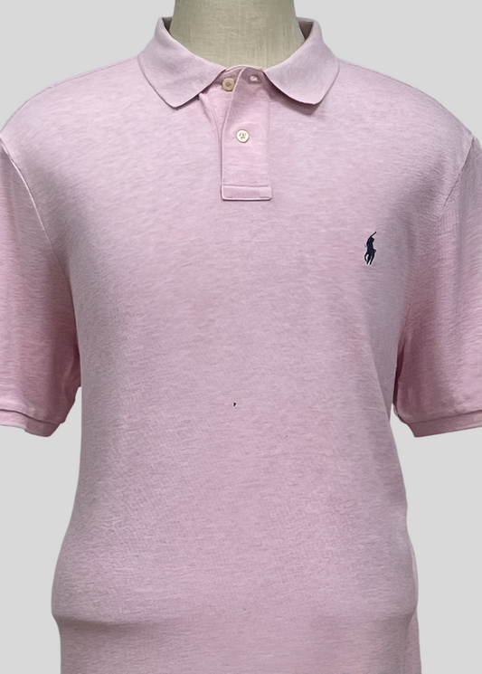 Camiseta Polo Ralph Lauren 🏇🏼color rosado claro Talla XL Entalle Clásico