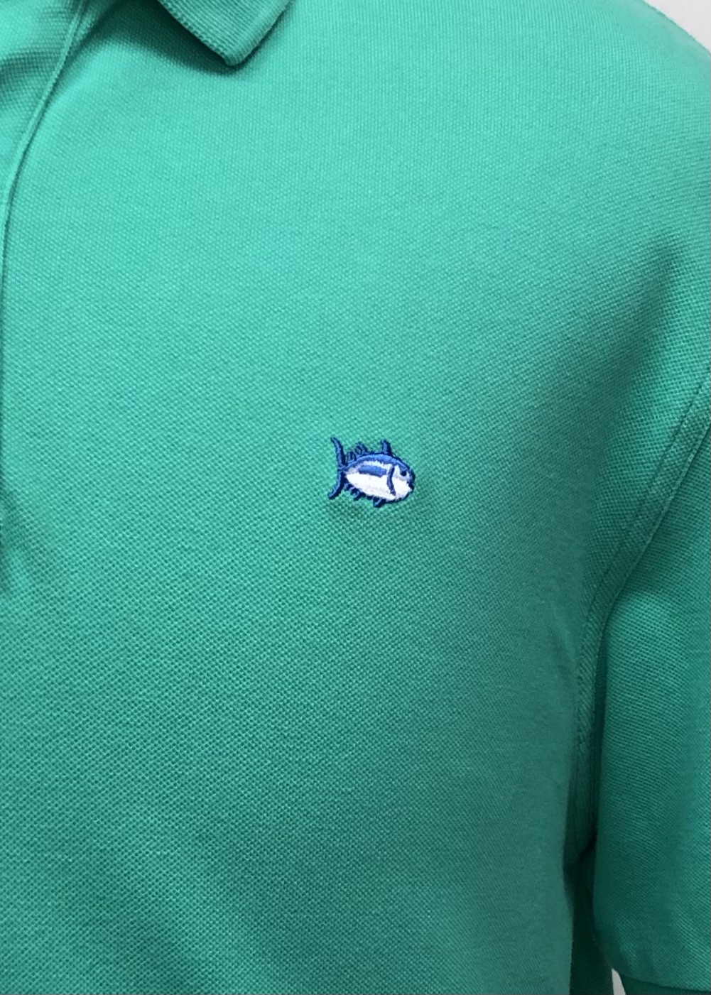 Camiseta Southern Tide  🐟 Color verde Talla L Entalle Regular (ver descripción)