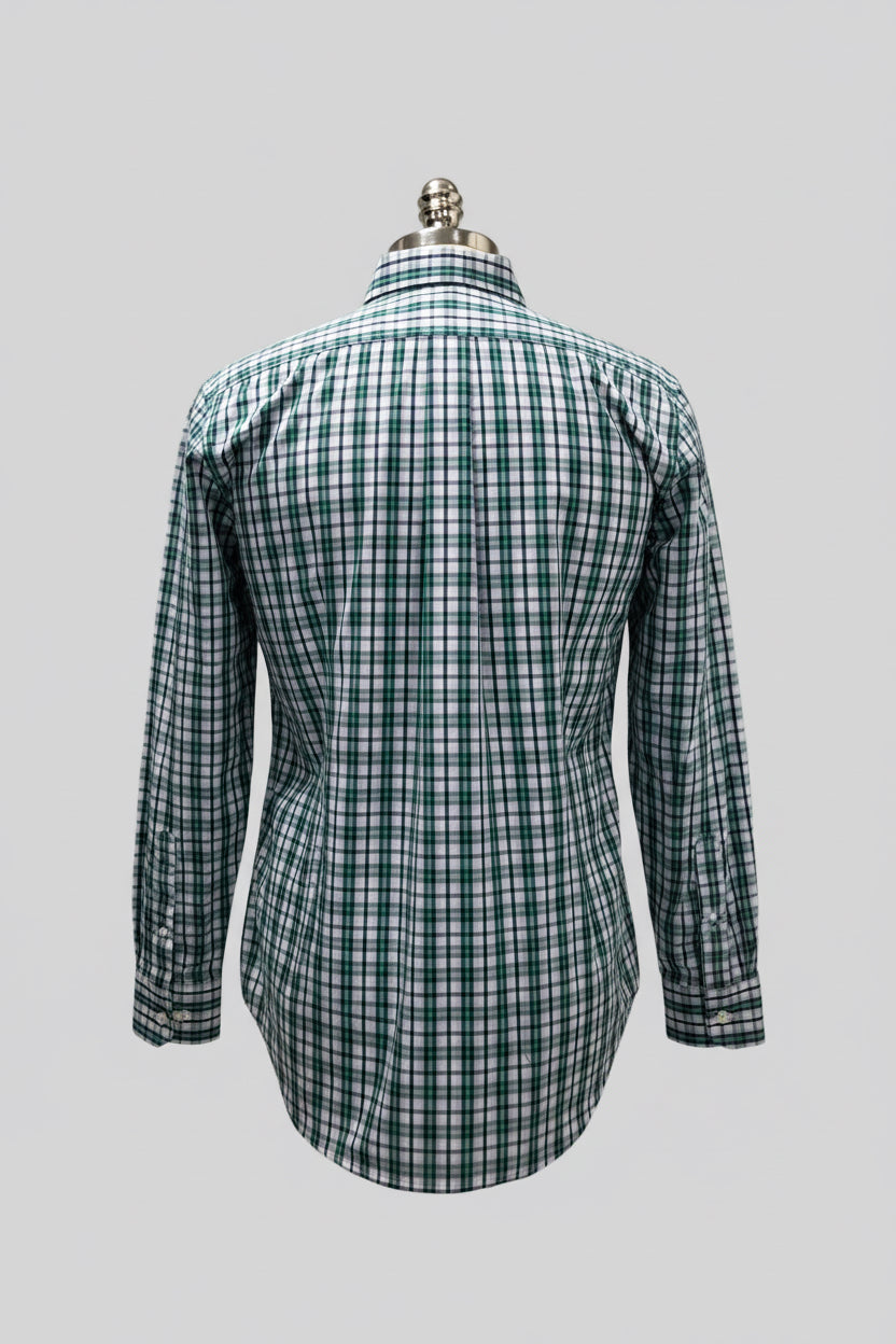 Camisa de botones Vineyard Vines 🐳 color blanco de cuadros en rosado, azul y verde Talla M Entalle Slim Fit
