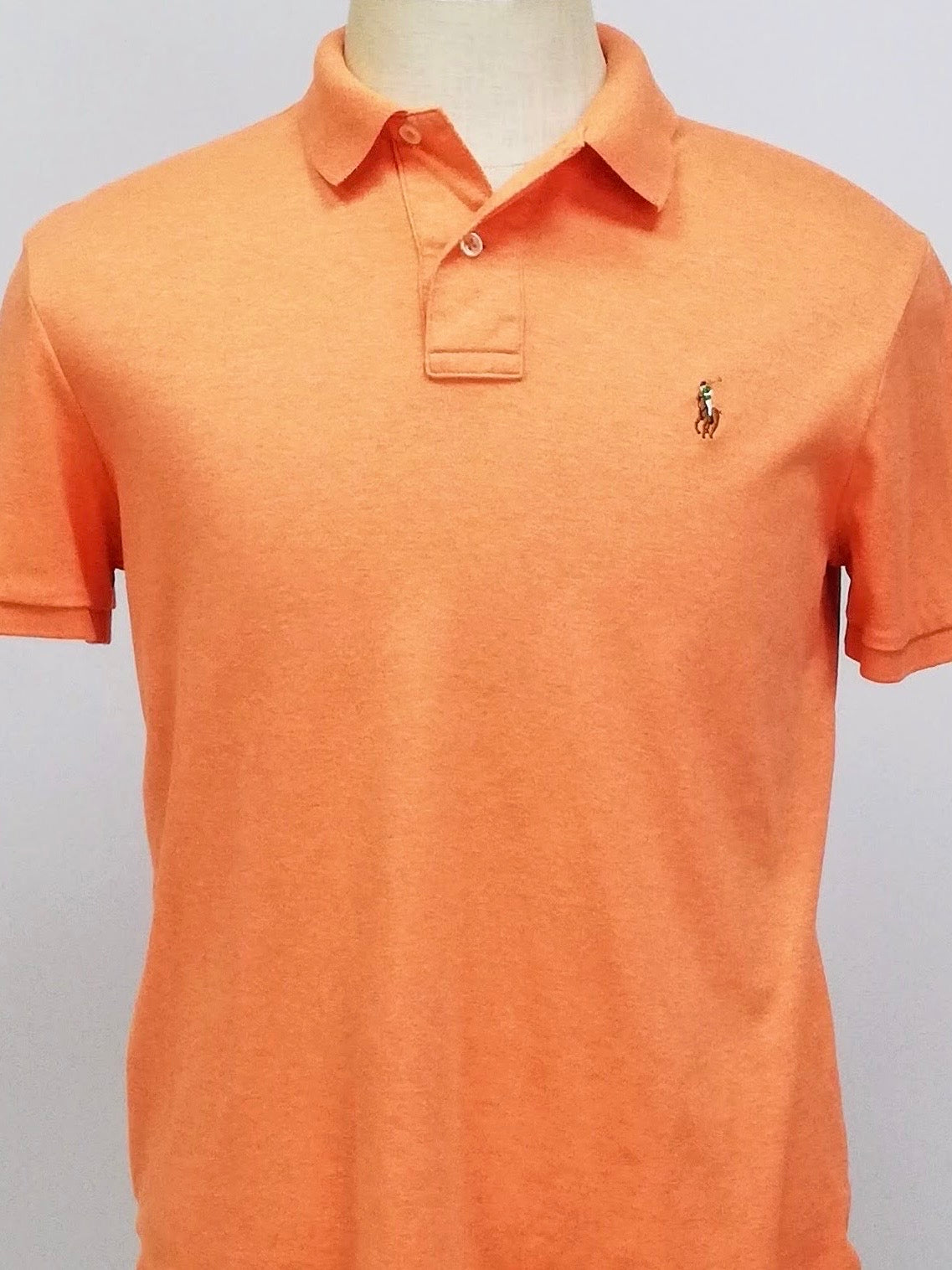 Camiseta Polo Ralph Lauren 🏇🏼color naranja Talla M Entalle Regular (ver descripción)