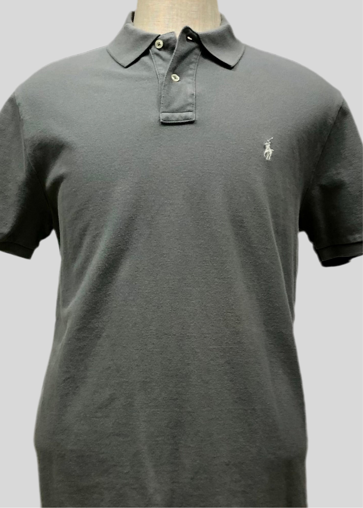 Camiseta Polo Ralph Lauren 🏇🏼 color gris con Talla XL Entalle Custom Slim Fit (ver descripción)