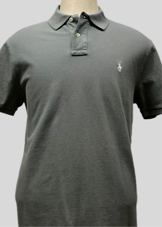 Camiseta Polo Ralph Lauren 🏇🏼 color gris con Talla XL Entalle Custom Slim Fit (ver descripción)