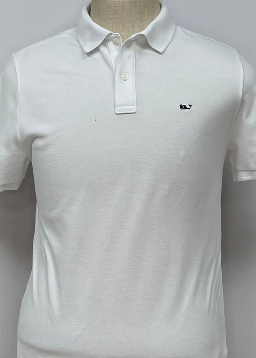 Camiseta Polo Vineyard Vines 🐳 color blanco Talla S Entalle Clásico