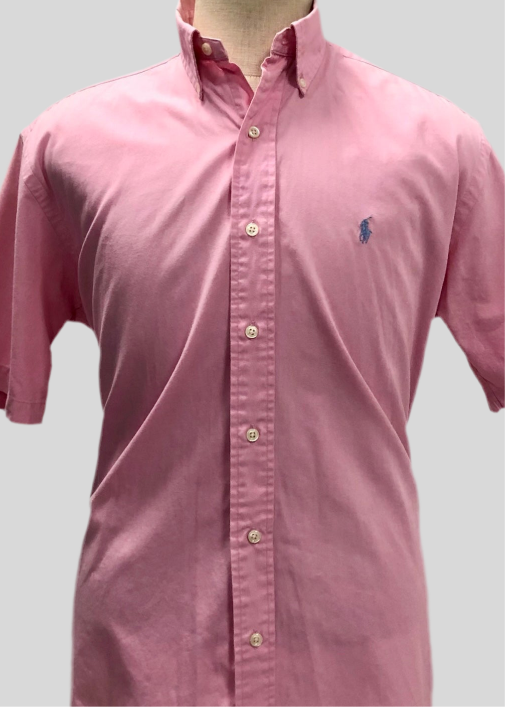 Camisa de botones Polo Ralph Lauren 🏇🏼 Color rosado Talla M Entalle Regular (ver descripción)