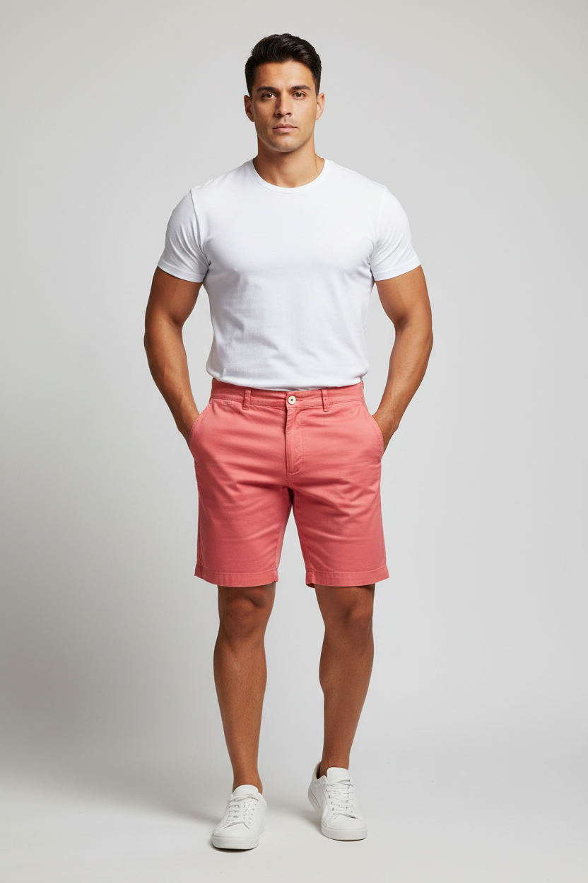 Short Casual Vineyard Vines 🐳 color rosado magenta talla 33