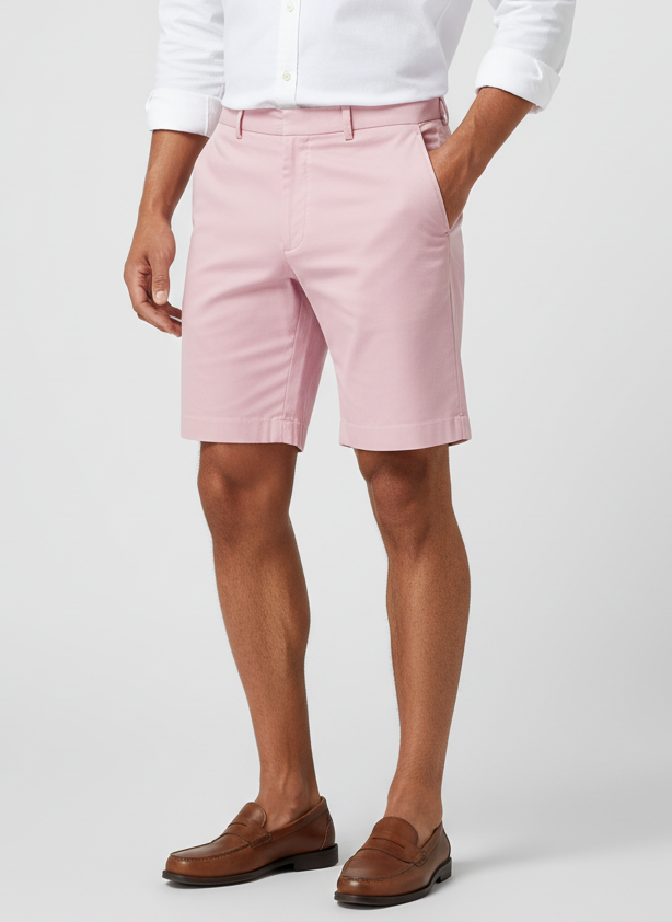 Short Casual Brooks Brothers 🐑  color rosado claro talla 36