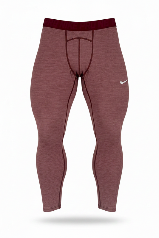Mallas de entrenamiento licra Nike ✔️ Pro Dri-FIT 3/4 para hombre en Color rojo y blanco Talla XL