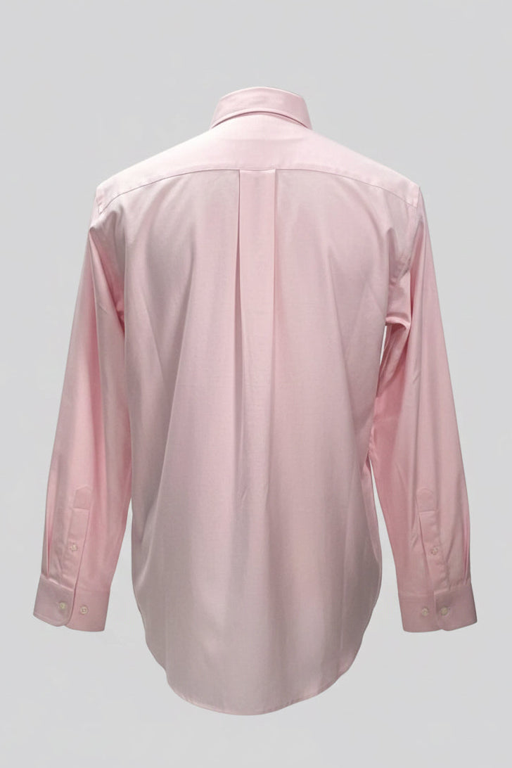 Camisa de botones Brooks Brothers 🐑 Oxford color rosado claro Talla L Entalle Regula