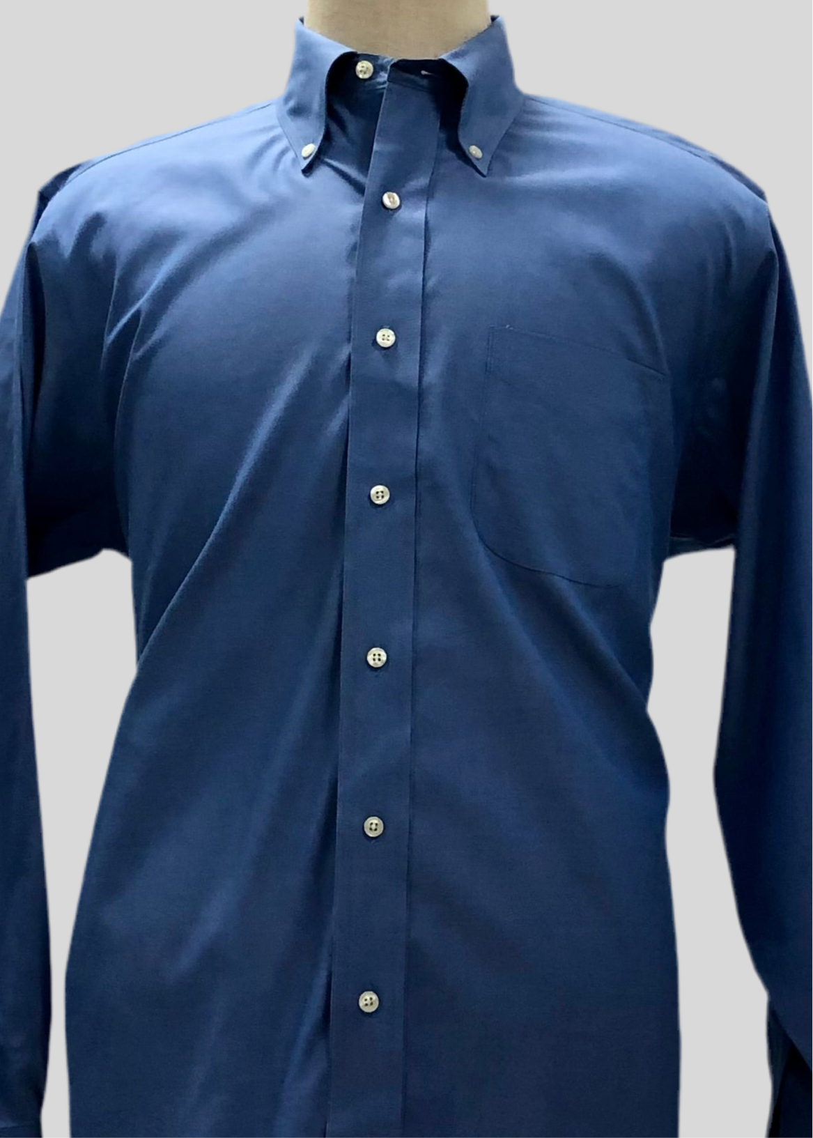 Camisa de botones Brooks Brothers 🐑 color azul Talla XL Entalle Regular
