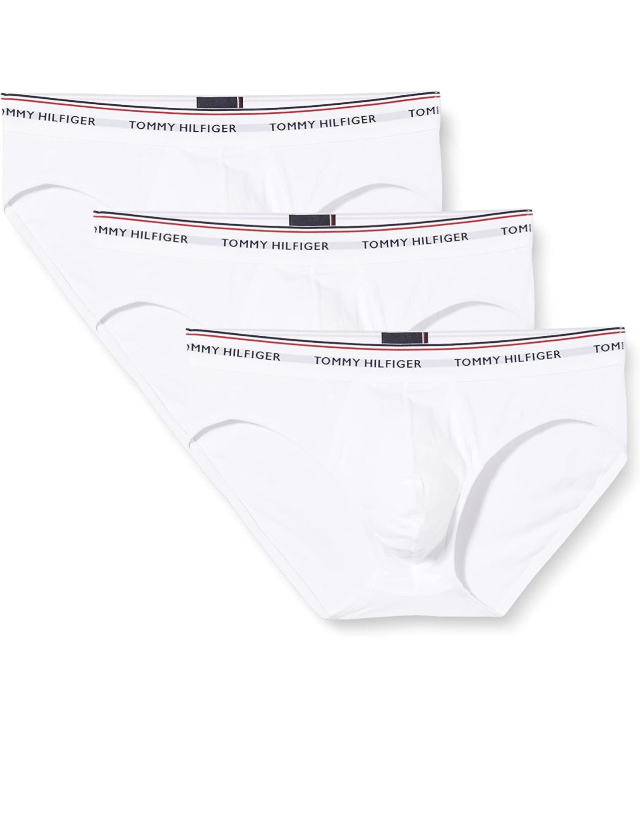 Paquete de 3 Calzoncillos a la cintura Tommy Hilfiger - Tela de algodon en color blanco Talla XL