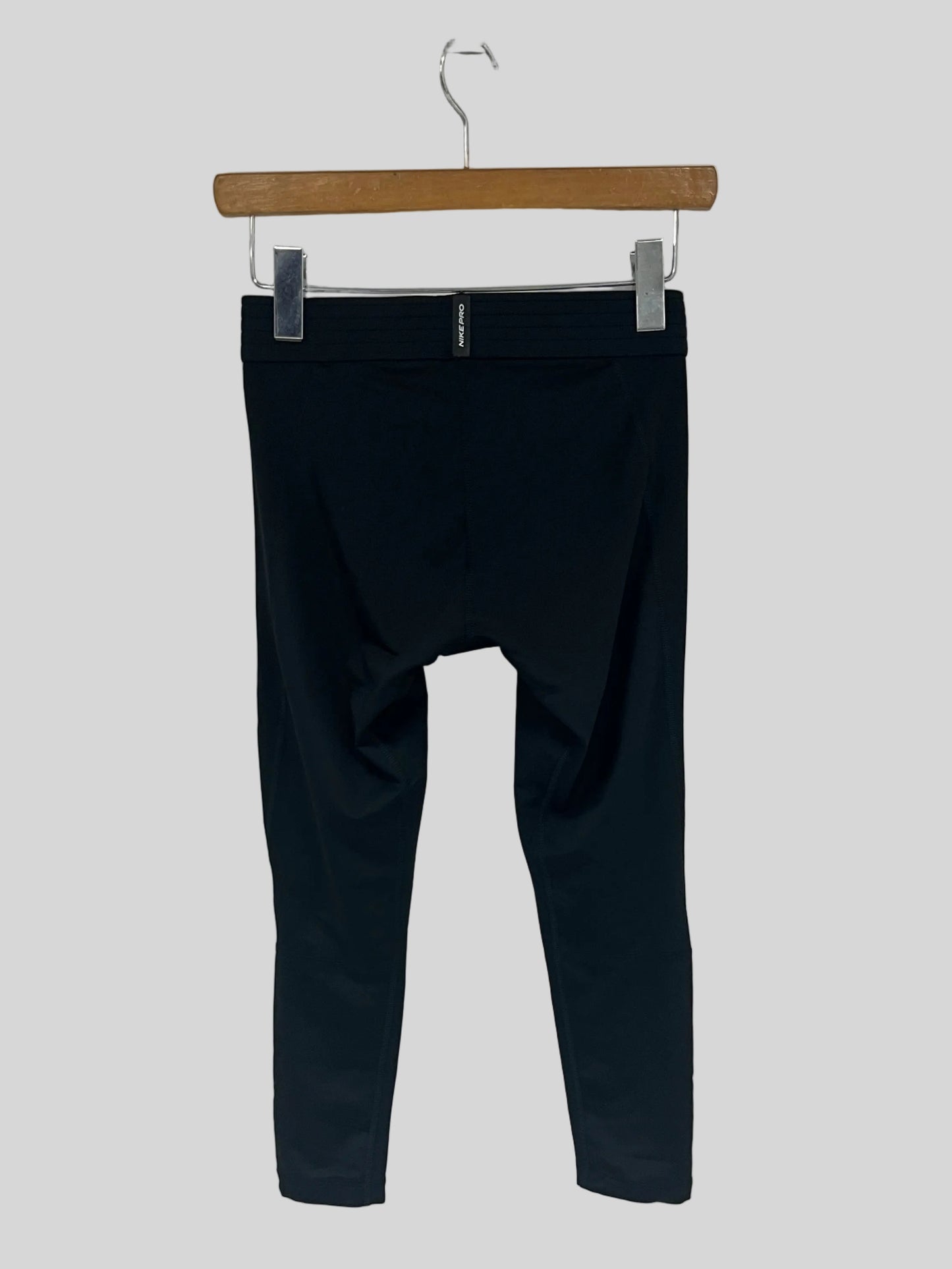 Malla de entrenamiento licra Nike ✔️ Pro Dri-FIT de 3/4 de largo para hombre en Color negro cintura negro Talla S