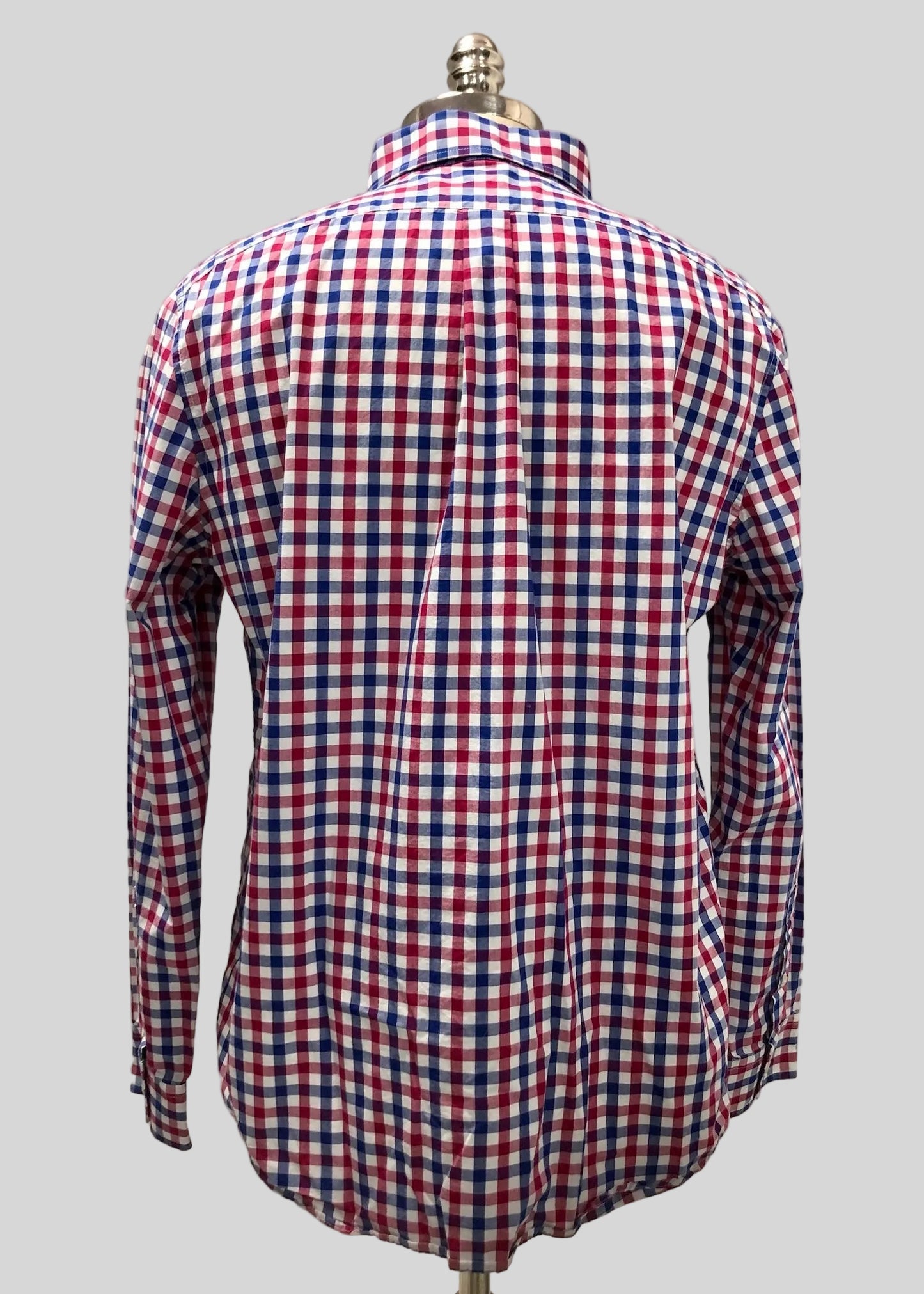 Camisa de botones Vineyard Vines 🐳 de cuadros en color rojo, azul y blanco Talla L Entalle Slim Fit