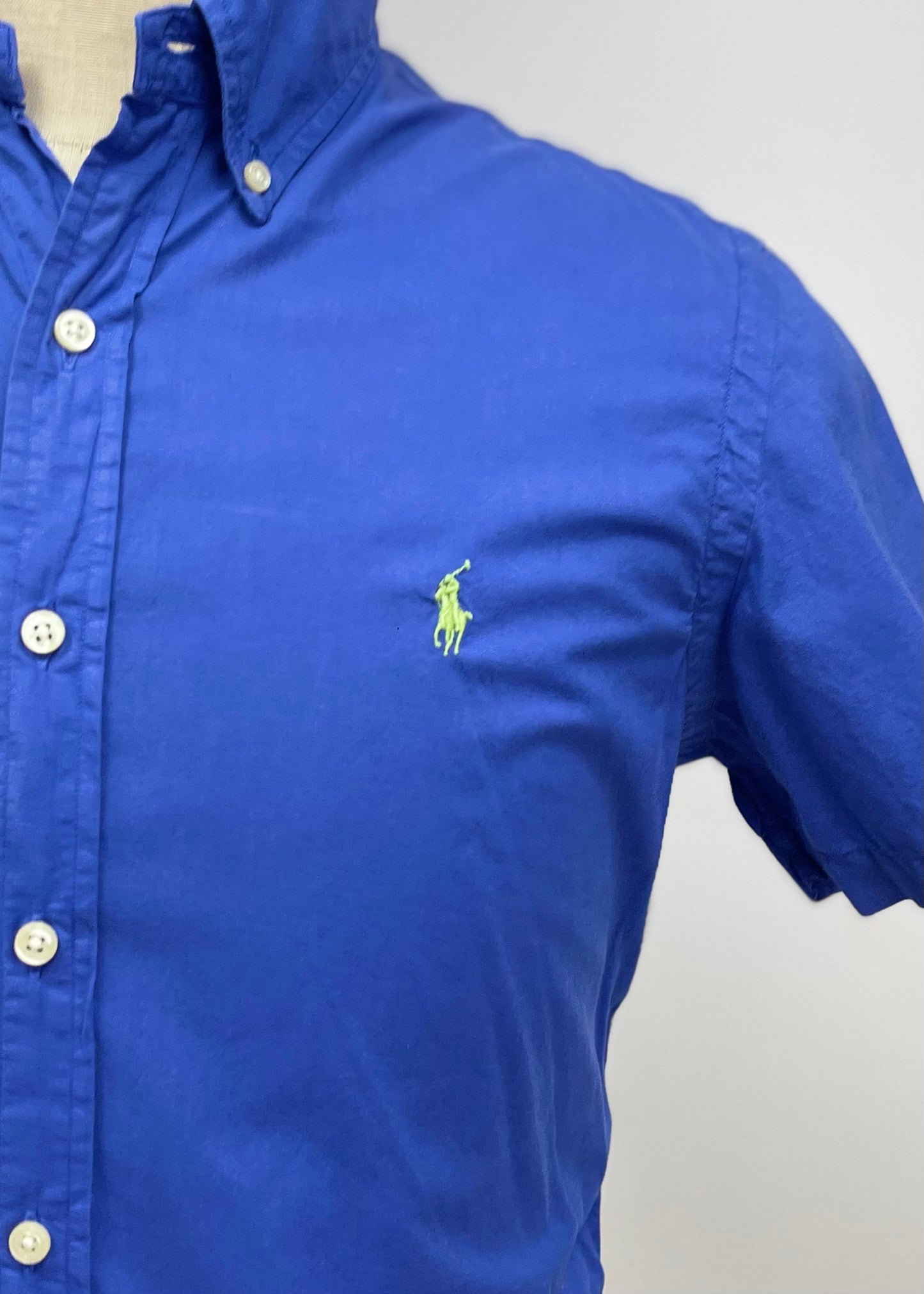 Camisa de botones Polo Ralph Lauren 🏇🏼 en color azul Talla S Entalle Clásico