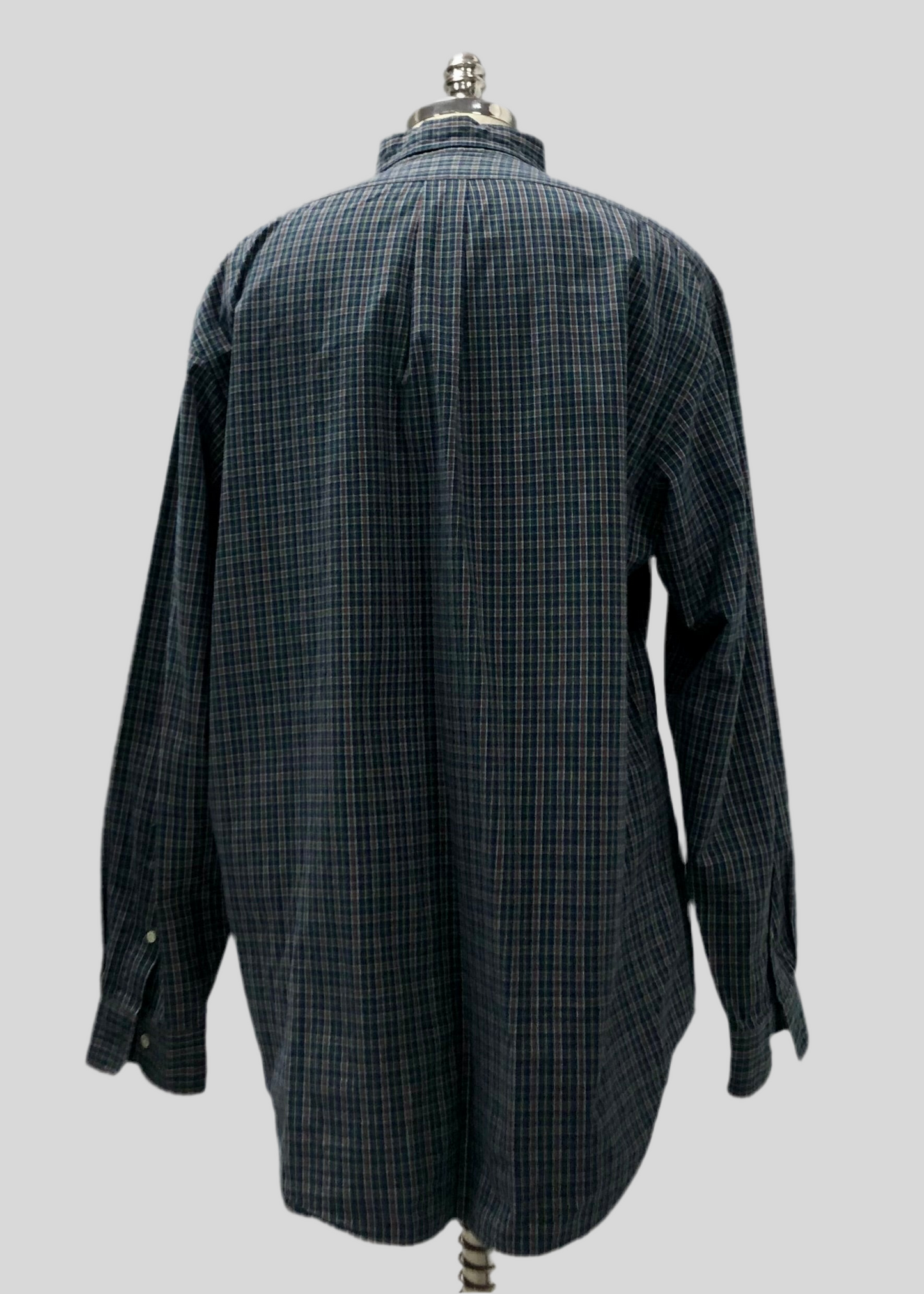 Camisa de botones Polo Ralph Lauren 🏇🏼 con cuadros en color verde oscuro, rojo y blanco Talla XL Entalle Regular