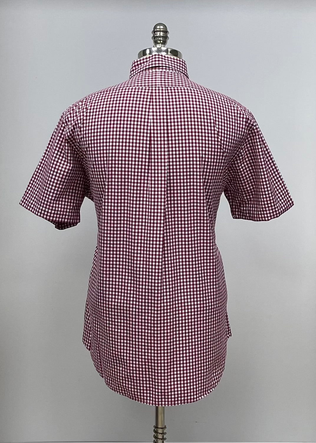 Camisa Polo Ralph Lauren 🏇🏼 con patron de cuadros gingham en color rojo y blanco Talla XL Entalle Regular