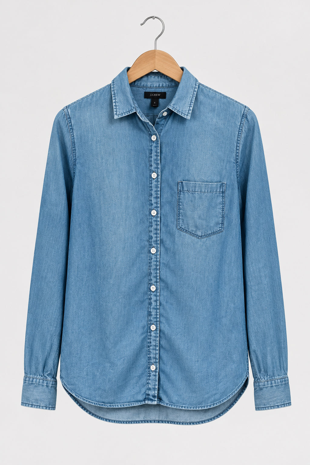 Camisa de mujer J.Crew 🇺🇸 de jeans en color azul Talla M Entalle Regular