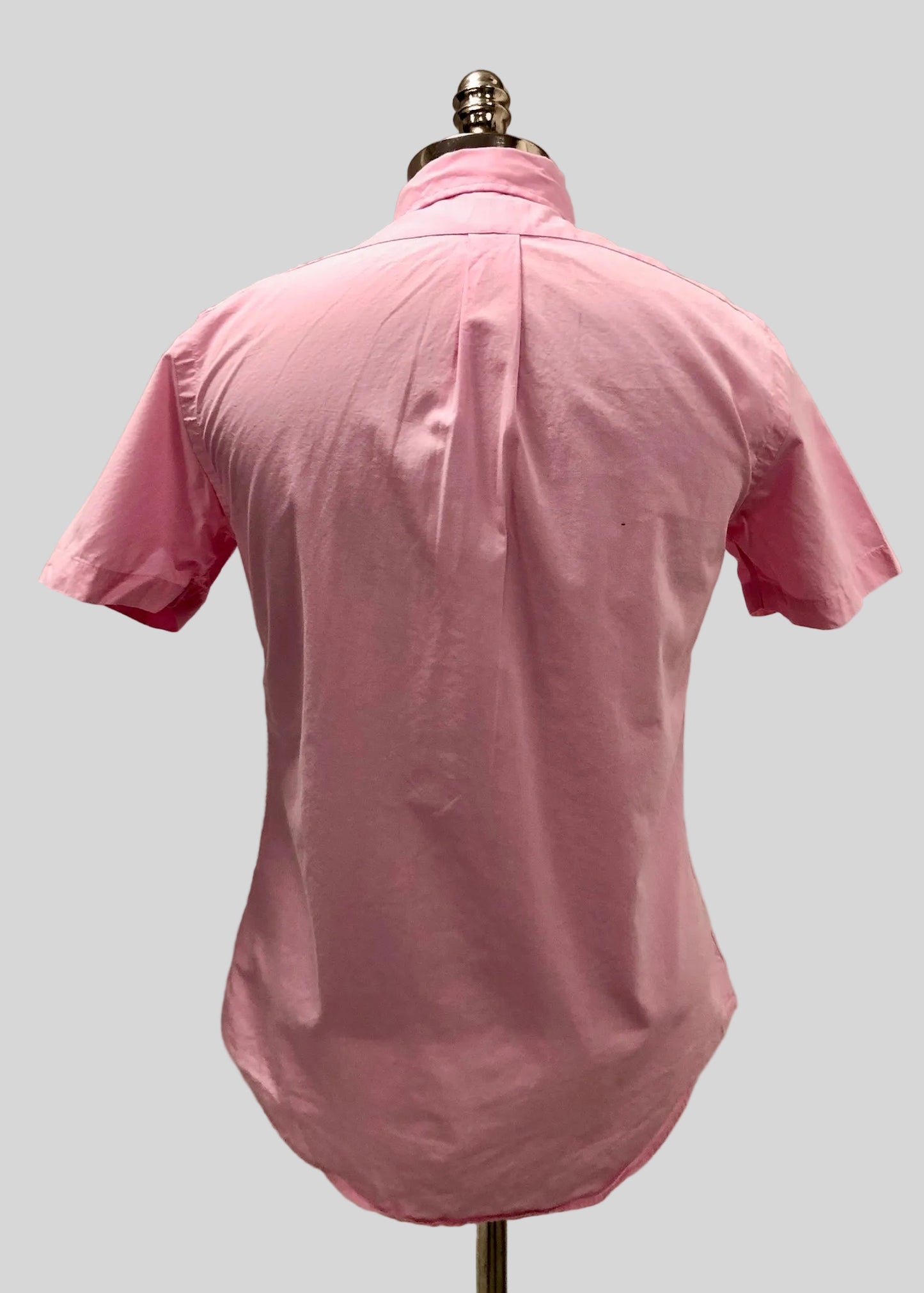 Camisa de botones Polo Ralph Lauren 🏇🏼 Oxford en color rosado claro Talla S Entalle Custom Fit