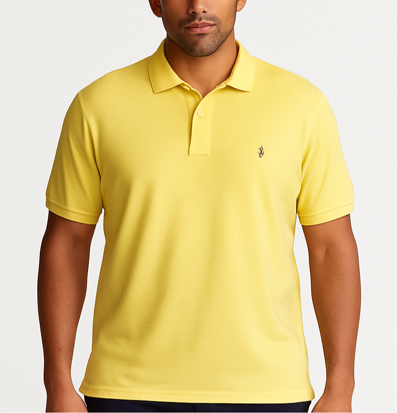 Camiseta Polo Brooks Brothers 🐑 color amarillo Talla XL Entalle Regular