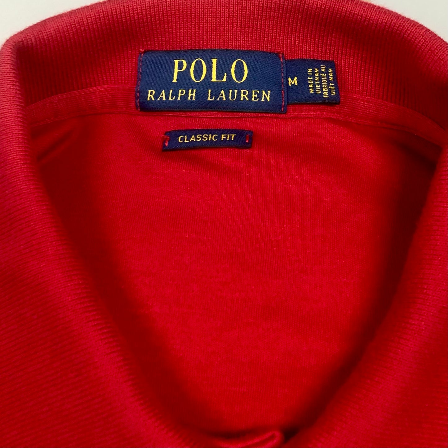 Camiseta Polo Ralph Lauren 🏇🏼color rojo Talla M Entalle Clásico