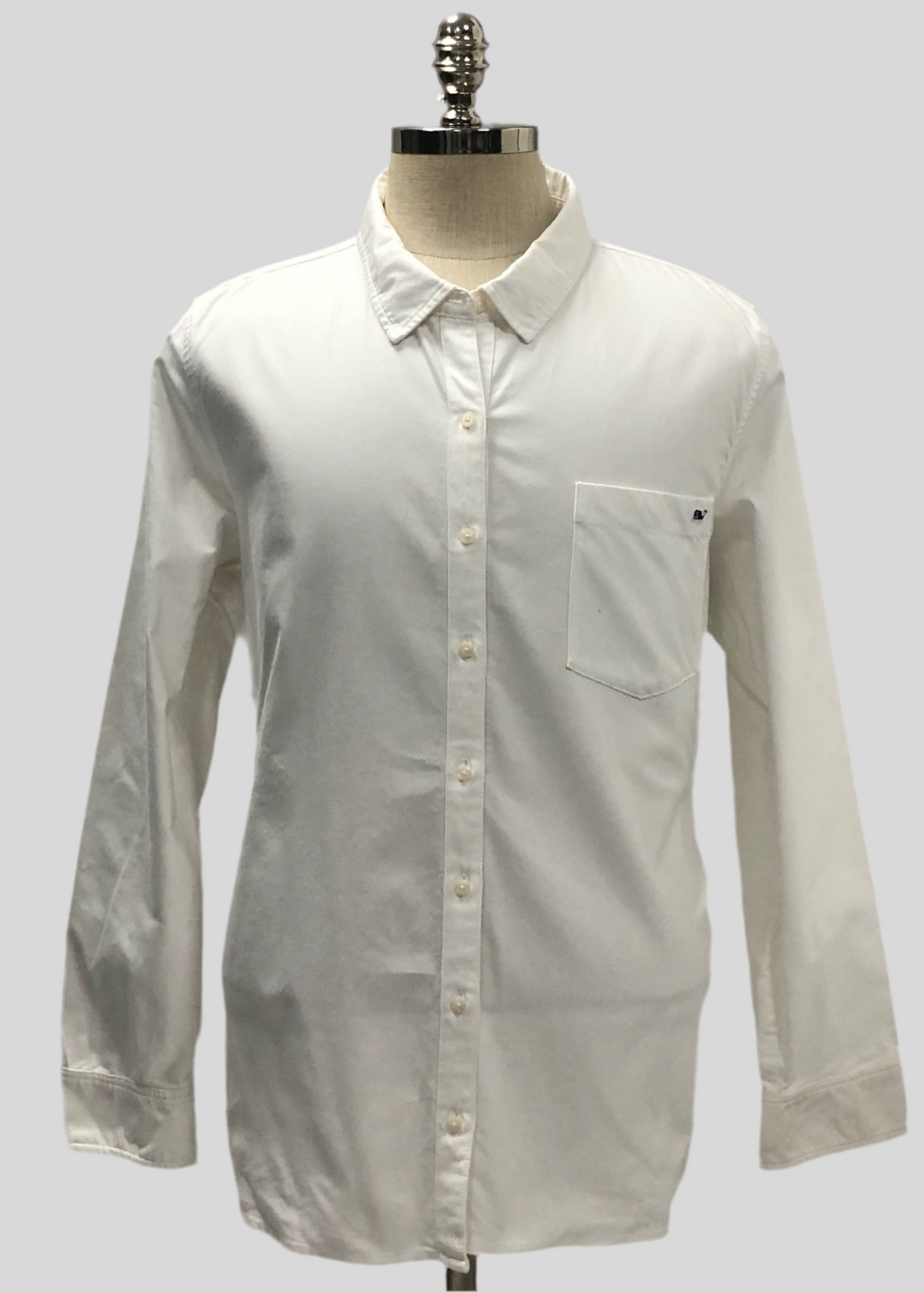 Camisa de mujer Vineyard Vines 🐳 Oxford color blanco Talla XXL (20) Entalle Regular