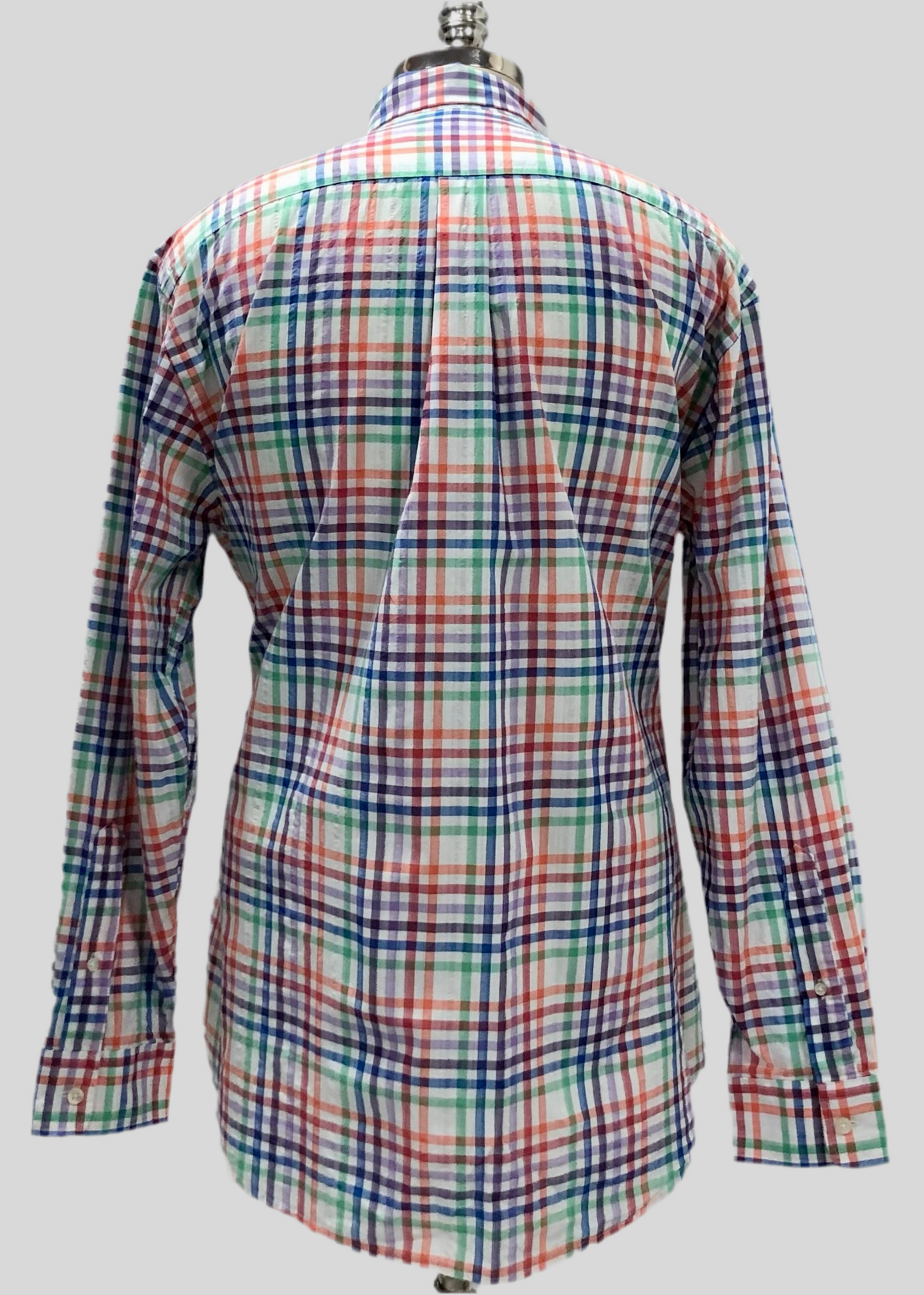 Camisa de botones Vineyard Vines 🐳 color blanco de cuadros multicolor Talla L Entalle Regular