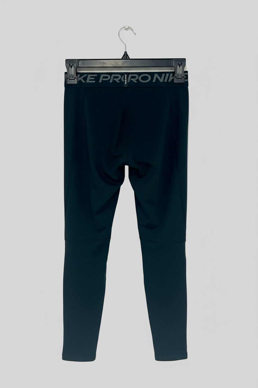 Malla de entrenamiento licra Nike ✔️ Pro Dri-FIT de 3/4 de largo para hombre en Color negro cintura gris Talla M