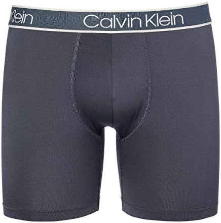 Boxer Briefs Calvin Klein de Microfibra - Tela ligera en color gris en Talla L