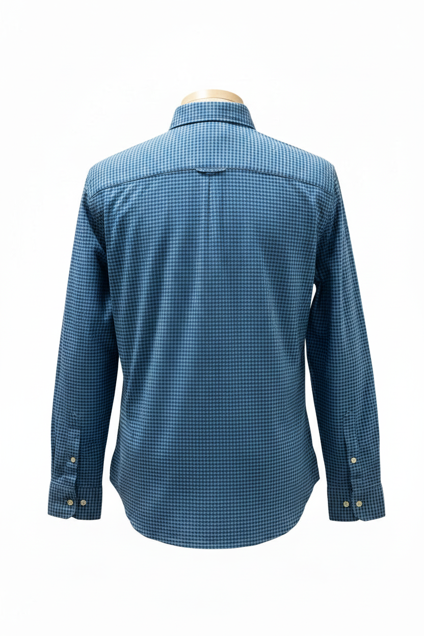 Camisa de cuadros Vineyard Vines 🐳 de cuadros en color Celeste y azul Talla XXL Entalle Slim Fit