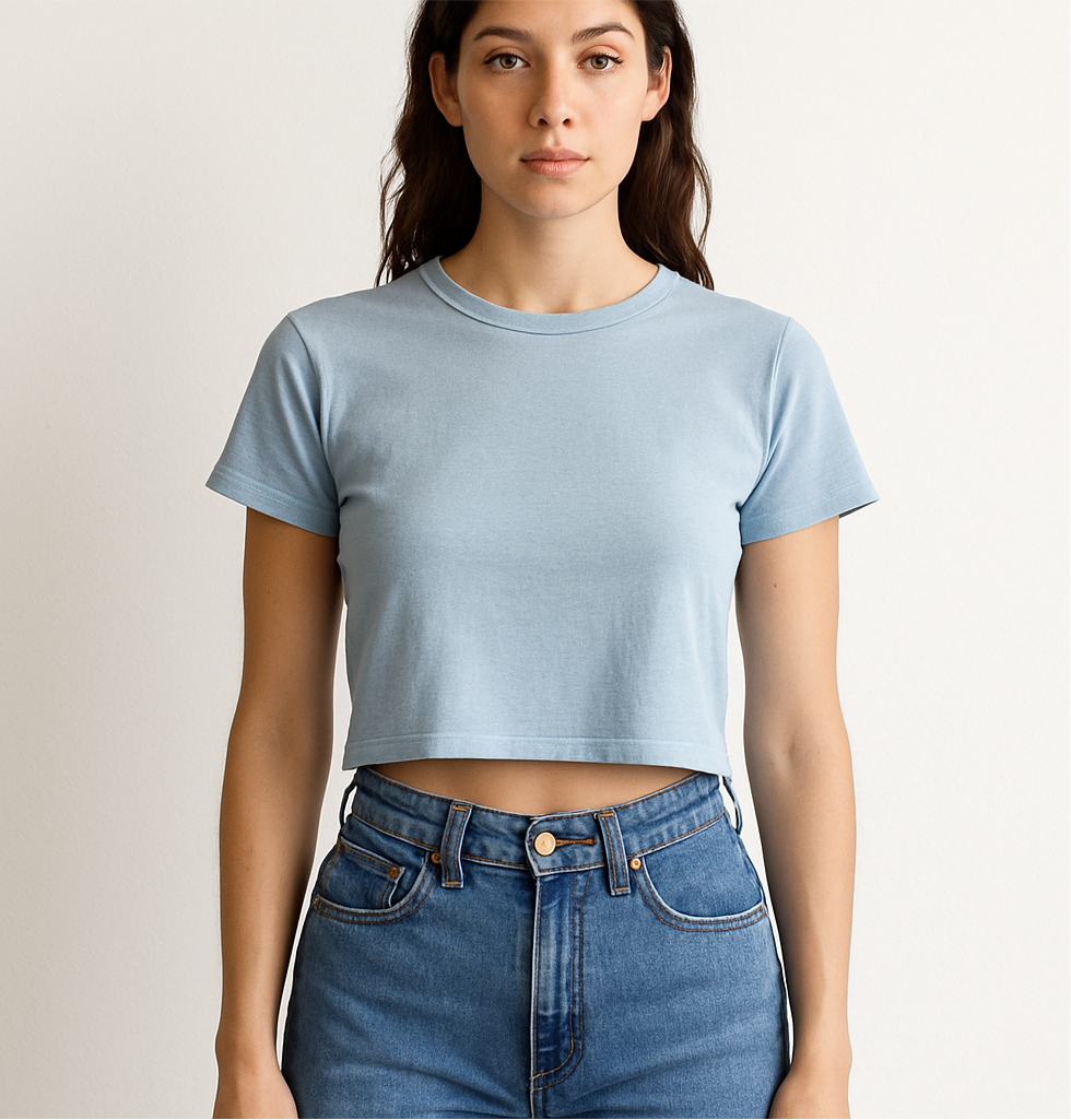 Camiseta Crop de mujer  Lululemon 🧘🏻‍♂️ color Lila claro Talla L