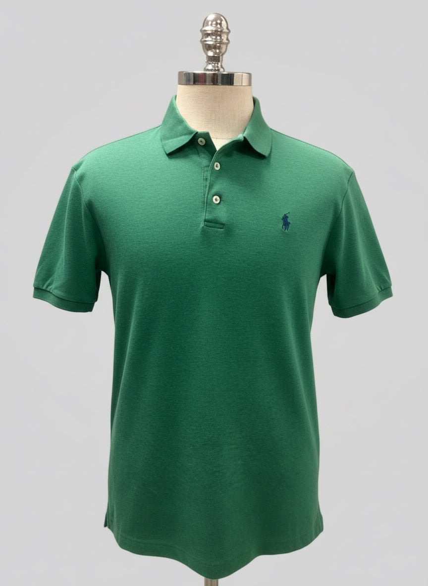 Camiseta Polo Ralph Lauren 🏇🏼 color verde oscuro Talla M Entalle Clásico