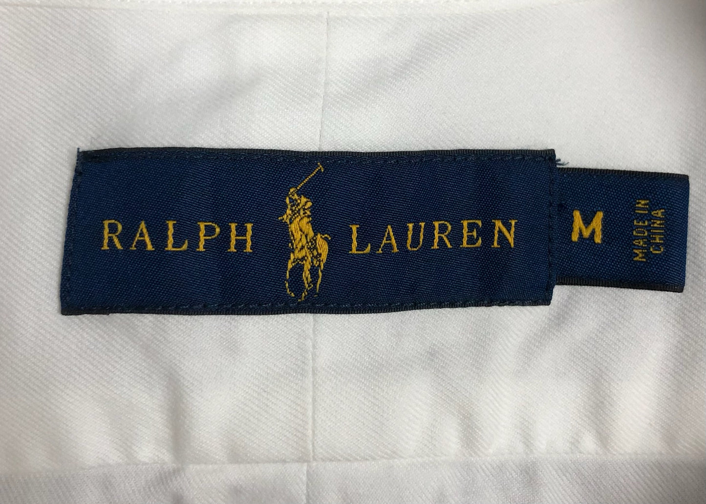 Camisa de botones Polo Ralph Lauren 🏇🏼  en color blanco Talla M Entalle Regular (ver descripción)